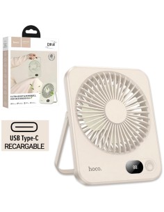 Hoco DF08 Desktop Fan Cool Shel Ultra-Thin Khaki