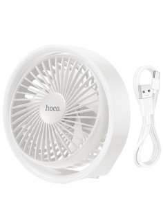 Hoco HX22 Ventilador de sobremesa Recargable con Luz de Ambiente