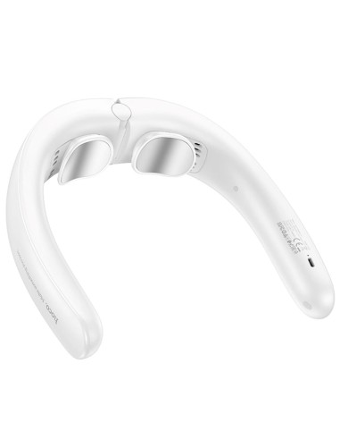 Hoco HX23 Ventilador de Cuello Recargable Blanco