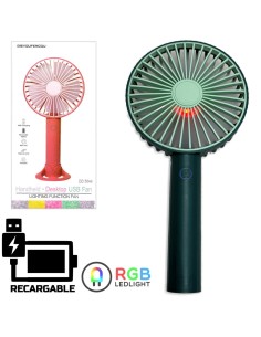 Ventilador DD5649 Mini Recargable Verde