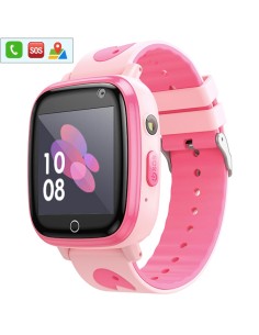 Hoco Y100 2G Children SmartWatch para NiÃ±os con llamadas Bluetooth Rosa