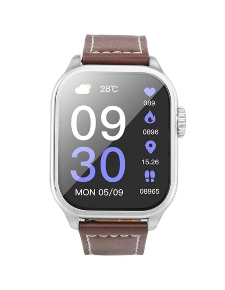 Hoco Y17 SmartWatch con llamadas Bluetooth Plateado