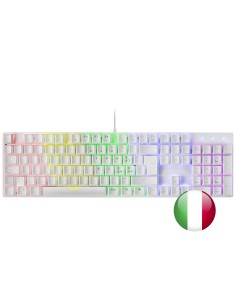 Mars Gaming MK422 Blanco Teclado MecÃ¡nico Gaming RGB Antighosting Switch MecÃ¡nico Rojo Idioma Italiano