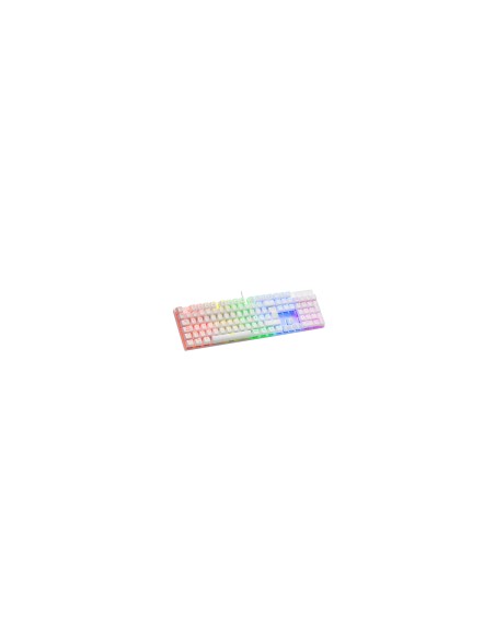 Mars Gaming MK422 Blanco Teclado MecÃ¡nico Gaming RGB Antighosting Switch MecÃ¡nico Rojo Idioma Italiano