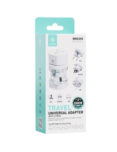 Adaptador de Viaje Universal 3 in 1 EU/AU/AS/UK Ikrea WA0349
