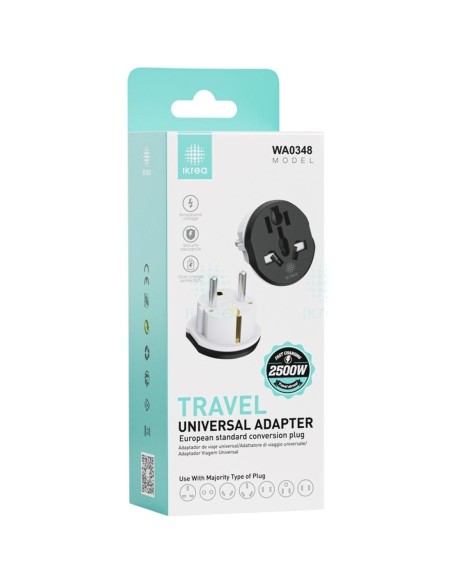 Adaptador de Viaje MultipaÃ­s Ikrea WA0348