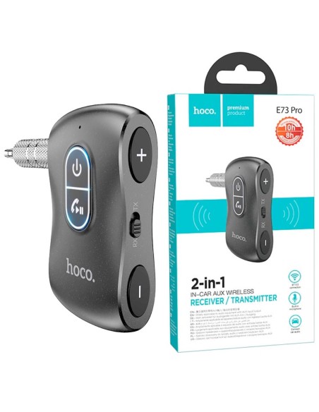 Hoco E73 Pro Emisor / Receptor Bluetooth 3.5mm con Micro SD