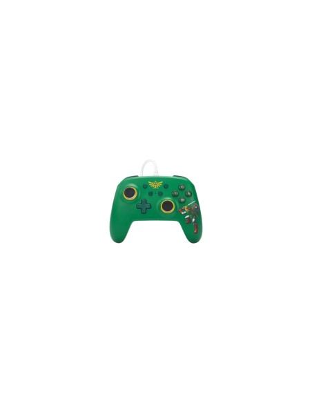 PowerA NSGP0199-01 mando y volante Verde, Blanco, Amarillo USB Gamepad Nintendo Switch