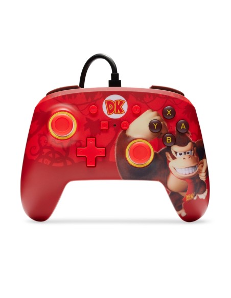 PowerA Enhanced Rojo USB Gamepad AnalÃ³gico/Digital Nintendo Switch, Nintendo Switch OLED