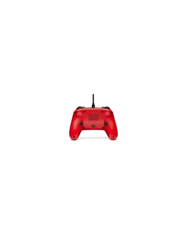 PowerA Enhanced Rojo USB Gamepad AnalÃ³gico/Digital Nintendo Switch, Nintendo Switch OLED