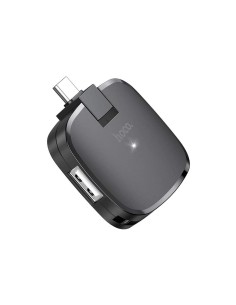 Hoco HB11 Hub Type-C con 3 puertos USB Negro
