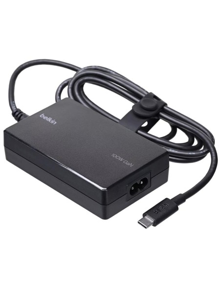 Belkin Cargador 100W USB-C para portÃ¡tiles con Cable 2,5 metros (INC016VFBK)