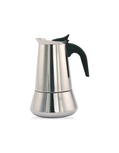 Orbegozo KFI 460 cafetera manual Cafetera italiana Negro, Acero inoxidable