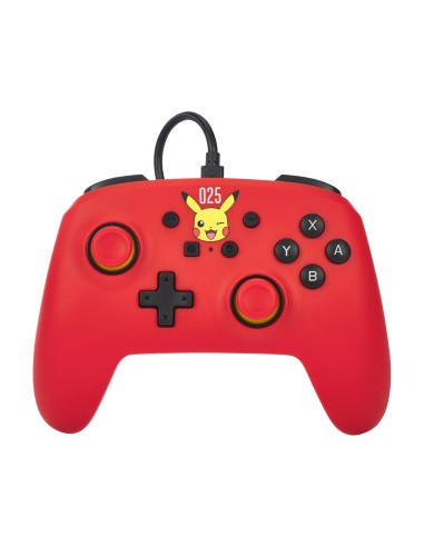 PowerA NSGP0200-01 mando y volante Rojo USB Gamepad AnalÃ³gico Nintendo Switch, Nintendo Switch OLED