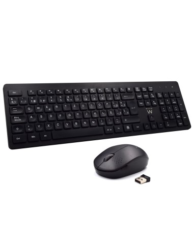 Ewent EW3258 teclado RatÃ³n incluido Universal QWERTY PortuguÃ©s Negro