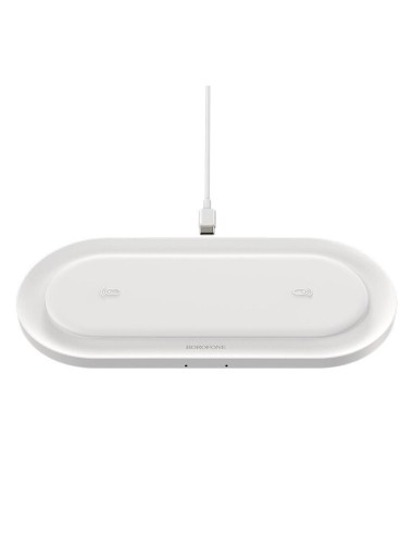 Cargador InalÃ¡mbrico10W Borofone BQ7 Blanco