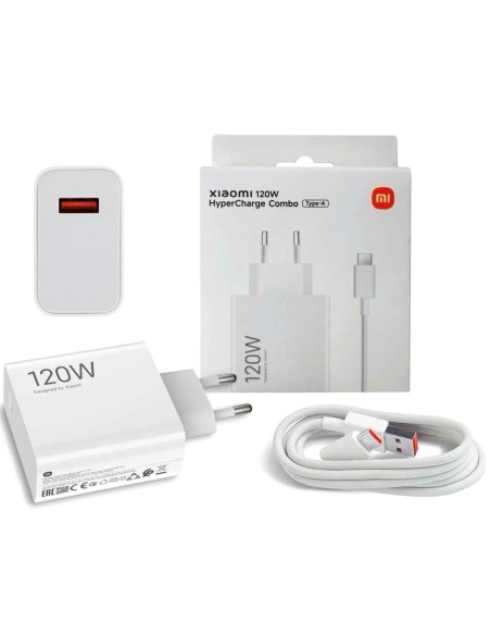 Cargador USB 120W+ Cable USB a USB-C Xiaomi (BHR9462)
