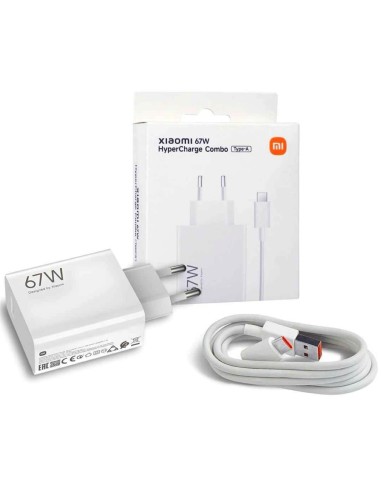 Cargador USB 67W+ Cable USB a USB-C Xiaomi (BHR9465)