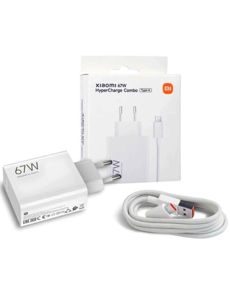 Cargador USB 67W+ Cable USB a USB-C Xiaomi (BHR9465)