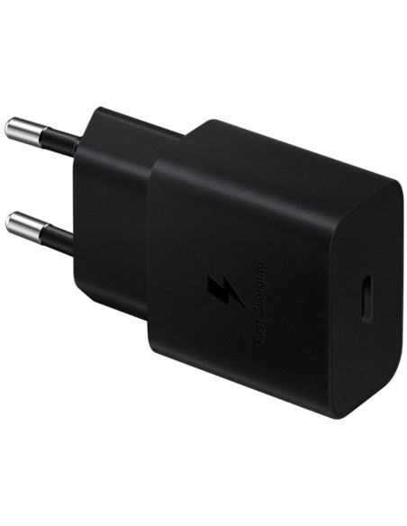 Cargador USB-C 15W Samsung (EP-T1510) Sin Cable Negro