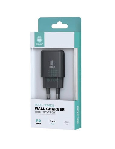 Cargador USB-C 40W sin Cable Ikrea WA0245