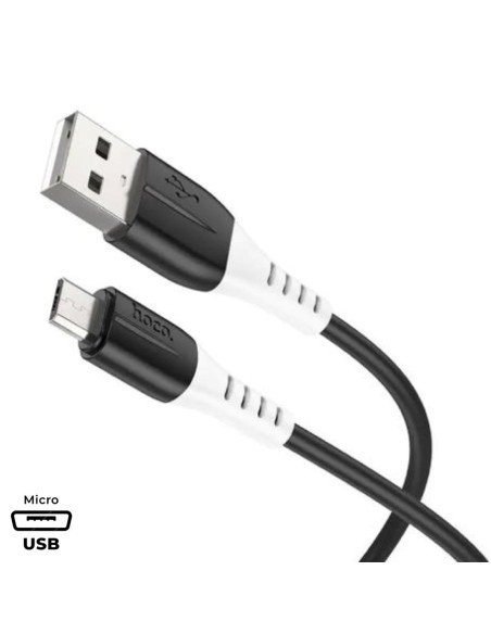 Hoco X82 Cable Micro Silicona Black