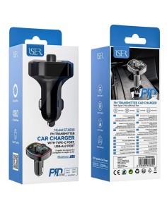 Transmisor FM y Bluetooth para Coche con cargador 20W Iser ST6000