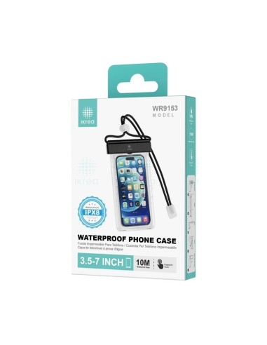 Funda Impermeable para MÃ³vil  3.5" a 7Â´Â´ IPX8 Ikrea WR9153