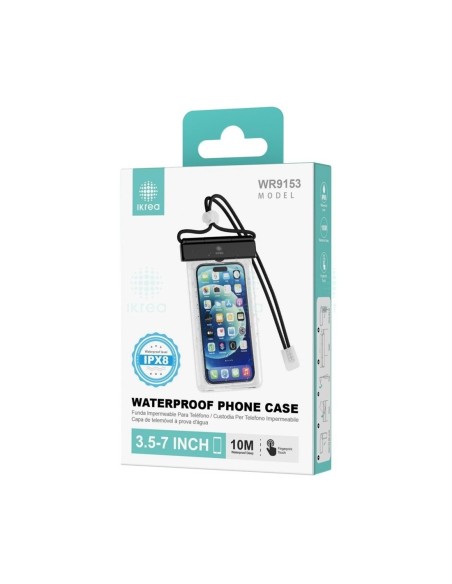 Funda Impermeable para MÃ³vil  3.5" a 7Â´Â´ IPX8 Ikrea WR9153