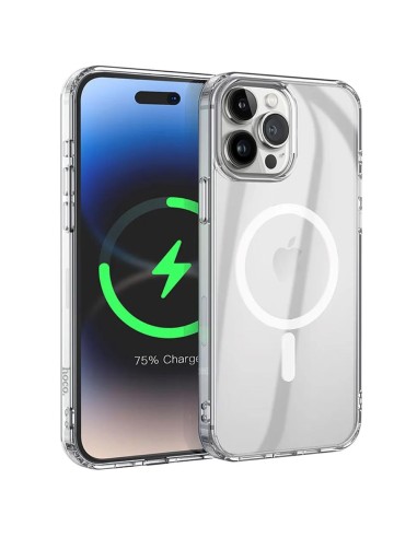 Hoco Funda Transparente Antigolpes con Magsafe para Iphone 15 Pro
