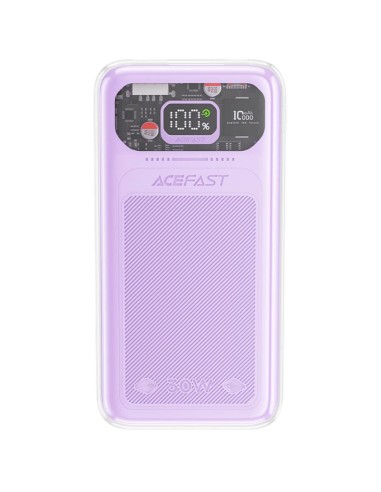 Powerbank 20.000 mAh 30W Acefast M2 Fast Charging Alfalfa Purple