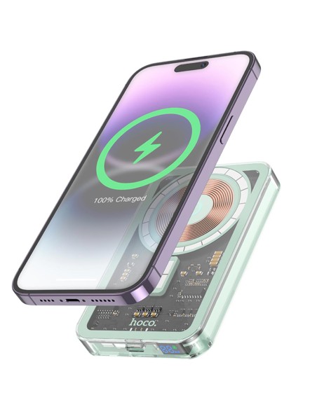 Powerbank 5.000 mAh 20W Hoco Q14 Ice Crystal MagsafeAzul