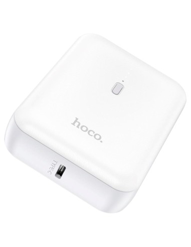 Powerbank 5.000 mAh salida USB-A, entrada USB-C Hoco J96 Blanco