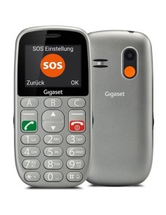 Gigaset GL390 2.2" TelÃ©fono para mayores Gris InglÃ©s FrancÃ©s DanÃ©s Italiano AlemÃ¡n Noruego Sueco