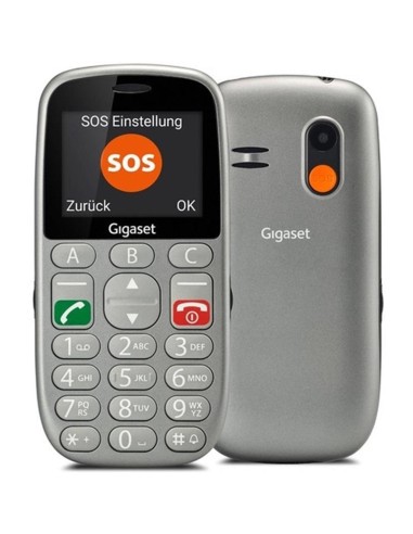Gigaset GL390 2.2" TelÃ©fono para mayores Gris InglÃ©s FrancÃ©s DanÃ©s Italiano AlemÃ¡n Noruego Sueco