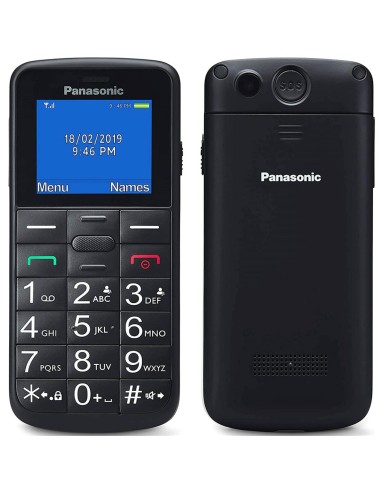 Panasonic KX-TU110 MÃ³vil para Mayores BotÃ³n SOS 1.77" DS Negro