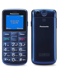 Panasonic KX-TU110 MÃ³vil para Mayores BotÃ³n SOS 1.77" DS Azul