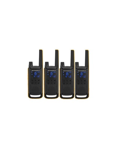 WALKIE-TALKIES MOTOROLA T82 EXTREME QUAD 10KM 16CH NEGRO B8P00811YDEMAQ