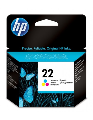 HP Cartucho de tinta original 22 Tri-color