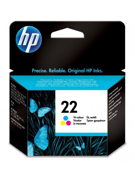 HP Cartucho de tinta original 22 Tri-color