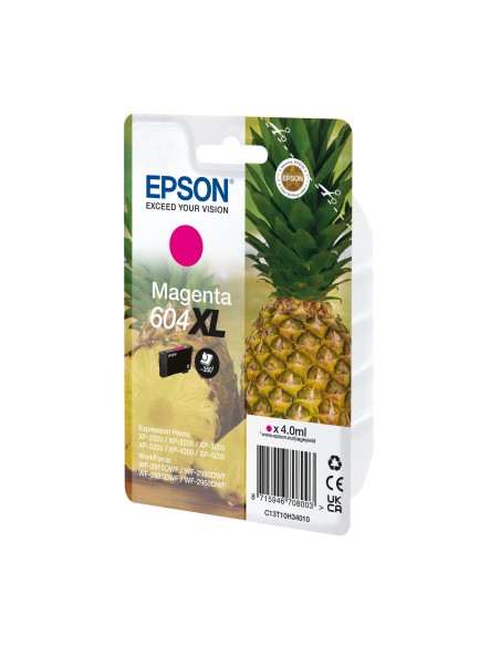 Epson 604XL cartucho de tinta 1 pieza(s) Original Alto rendimiento (XL) Magenta