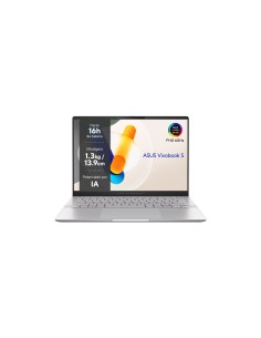 ASUS Vivobook S 14 OLED OLED M5406NA-QD082W - Ordenador PortÃ¡til 14" WUXGA (AMD Ryzen 5 7535HS, 16GB RAM, 512GB SSD, Radeon 660