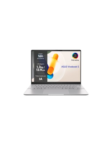 ASUS Vivobook S 14 OLED OLED M5406NA-QD082W - Ordenador PortÃ¡til 14" WUXGA (AMD Ryzen 5 7535HS, 16GB RAM, 512GB SSD, Radeon 660
