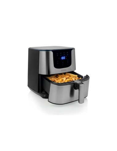 Princess 182060 Sencillo 5,5 L Independiente 1700 W Freidora de aire caliente Plata