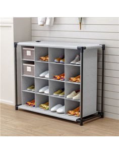 ORGANIZADOR DE ZAPATOS CON CUBIERTA 87.3X36.5X64.4CM 2