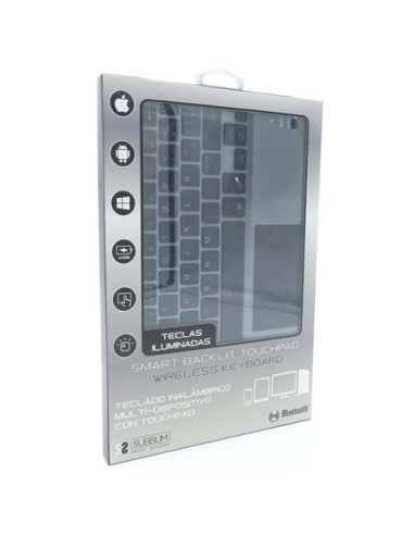 TECLADO BLUETOOTH SMART BT 3.0 TOUCHPAD TECLAS ILUMINADAS SMBT51