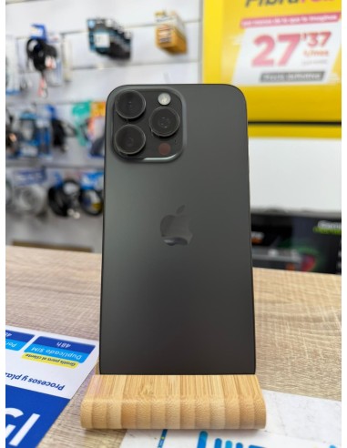IPHONE 15 PRO MAX 256GB BATERÍA 87% 1 AÑO DE GARANTÍA TITANIUM BLACK