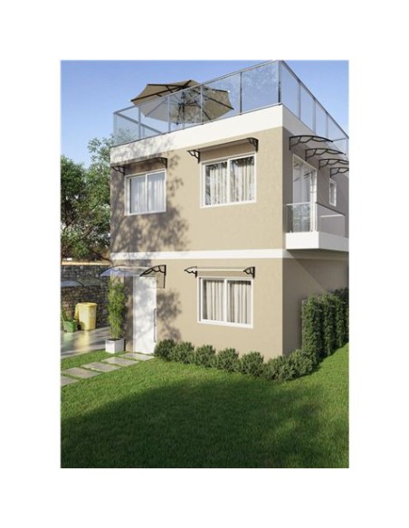 MARQUESINA PE100120T POLICARBONATO TRANSPARENTE 965Ã—1190Ã—282 MM ARTPLAS