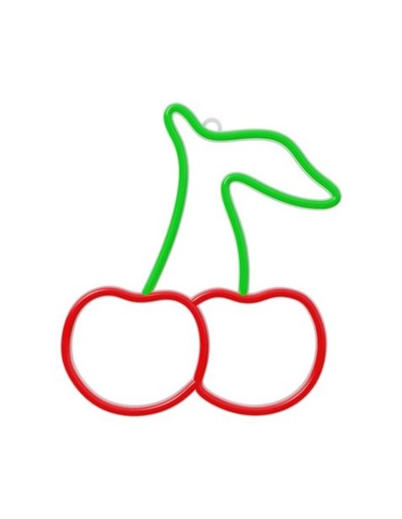 LAMPARA DECORATIVA NEON LED CHERRY FOREVER