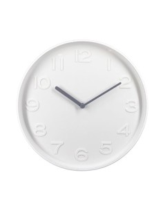 RELOJ DE PARED ALBA BLANCO 25